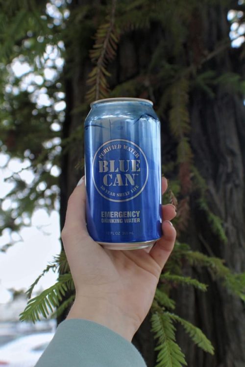 Blue Can Drinking Water